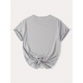 Disney Minnie Mouse 32nd Birthday T-Shirt - Black Casual Short Sleeve Tee with Pink Bow & Red Accents, Lightweight Polyester, Perfect Gift for Disney Fans, Spring/Summer Wear, Disney Shirts